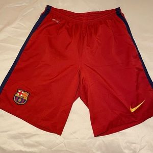 Nike Authentic FC Barcelona Home Shorts Size Medium
